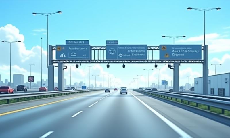 Electronic toll collection gantries